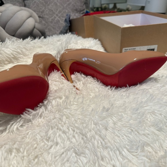 Authentic Christian Louboutin, Tibur 100 Patent - Picture 3 of 13